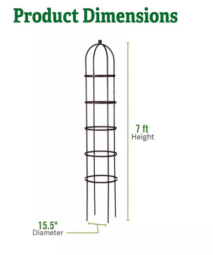 Jardin Round Obelisk, 7'